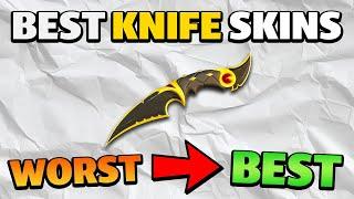 Ranking Every VALORANT KNIFE From Worst to Best