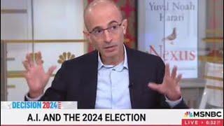 AI 2024 Elections & Fake Humans  Yuval Noah Harari on Morning Joe