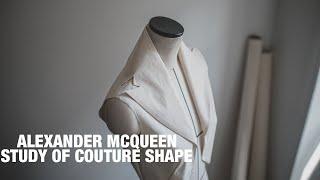 【Fashion Study of Shape 07】ALEXANDER MCQUEEN【Pattern making  Draping Sewing  Vlog】