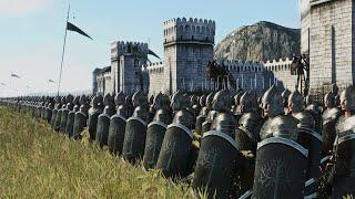 Men of Gondor Vs Haradrim  12000 Unit Lord of the Rings Cinematic Battle