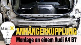 Anhängerkupplung montieren Audi A4 Avant B7 inkl  E Satz