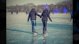 Schaatsen op de Karpendonkse Plas