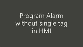 Program Alarm