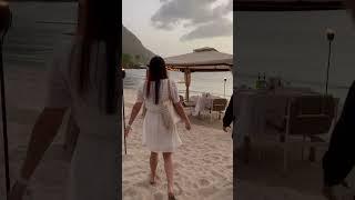 St Lucia Beach Front Dining 2023  #vacation #shorts #vacationmode #honeymoon #marriedlife