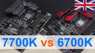 Intel i7-7700K vs 6700K - Stock and IPC Performance