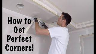 HOW TO TAPE DRYWALL INSIDE CORNERS