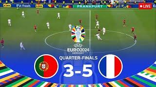 PORTUGAL vs FRANCE  Quarter Finals UEFA EURO 2024 Full Match