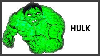 Hulk Marvel Marvel A to Z by Poshworks 