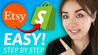 Etsy vs Shopify  Import Etsy Store to Shopify EASY Step by Step Tutorial