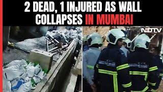 2 Dead 1 Injured As Wall Collapses Near Film City In Mumbai Suburb