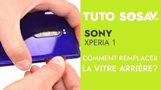 Tutoriel SOSav  Comment Remplacer la Vitre Arrière du Sony Xperia 1 - Guide SOSav