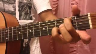 2ne1 LONELY guitar tutorial EASY version