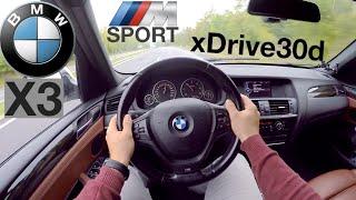 2011 BMW X3 xDrive30d POV Test Drive + Acceleration 0 - 200 kmh