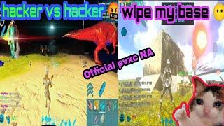  ARK MOBILE HACKER VS HACKER   IN OFFICIAL NA  Wiping base and Ark rt spam. DRAGON MDYT