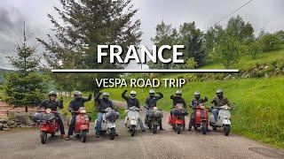 Vespa Tour Road Trip Frankreich Vogesen  France Vosges Vespa Wheely Vespatuning Vesparace