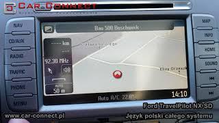 Ford język polski polskie menu NX SD nawigacja mapy aktualizacja Mondeo Kuga Fiesta Smax Cmax