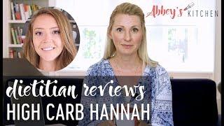 Dietitian Reviews High Carb Hannah What I Eat in a Day  Fertility Supplements & Much More
