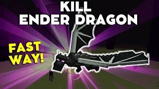 DEFEAT Ender Dragon QUICKLY Ultimate Guide on How to kill the ENDER DRAGON in Minecraft  1.21