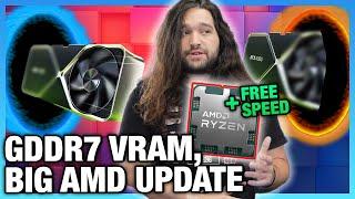 HW News - Major AMD BIOS Update GDDR7 Arrives DirectStorage & RTX IO in Games