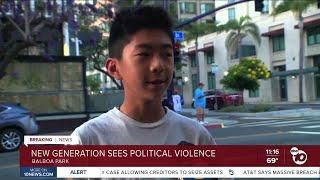 Young generation reacts to Trumps shooting reflects on political violence
