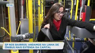 SP nos Bairros anda na linha de ônibus mais extensa de São Paulo