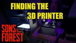 Sons Of The Forest 3D Printer Location Guide