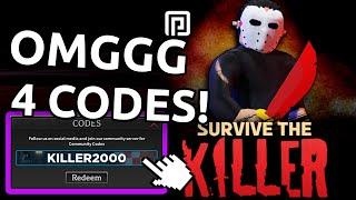 Survive the Killer JUNE CODES *UPDATE* ALL NEW ROBLOX Survive the Killer CODES