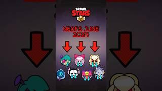 BIG NERF in Brawl Stars — June 2024 —  #brawlstars #gaming #supercell #shorts