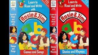 Learn to Read and Write with Rosie and Jim - Games and Songs Stories and Rhymes 1992