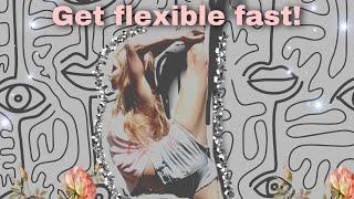 Get flexible Fast Cheer flyer stretch routine