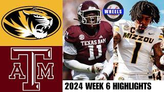 #9 Missouri vs #25 Texas A&M  Full Game Highlights  2024 College Football Highlights