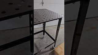 Harbor Freight Welding Table Upgraded with Wheels