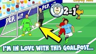 MAN CITY 2-1 LIVERPOOL IM IN LOVE WITH THESE GOALPOSTS Goals Highlights Sane Aguero Goal Line