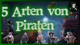 5 ARTEN von Piraten die man in Sea of Thieves trifft