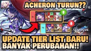 ACHERON TURUN TIER LIST?? Update Tier list Terbaru 2.3   Honkai Star Rail