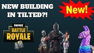 NEW BUILDING IN TILTED TOWERS? - FORTNITE PLAYGROUND