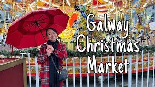 GALWAY CHRISTMAS MARKET  What Christmas means to me  Ireland Travel Vlog