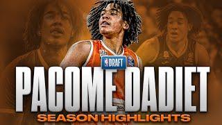 Pacome Dadiet Season Highlights  Offense & Defense  2024 NBA Draft