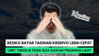 RESIKO BAYAR TAGIHAN KREDIVO LEBIH CEPAT LIMIT TURUN & TIDAK BISA AKUKAN PINJAMAN LAGI?