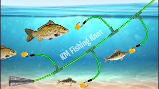 Many dont know  Making RIG Fishing 4 Hooks  The Secret Of Fisherman 2024