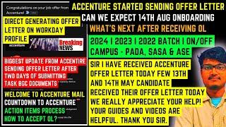 ACCENTURE OFFER LETTER OUT  COUNTDOWN TO ACCENTURE  WELCOME MAIL  ACTION ITEMS  BGC  ONBOARDING