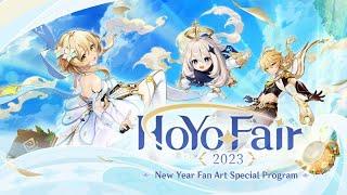 HoYoFair 2023 New Year Genshin Impact Fan Art Program A Marvelous Night in the Serenitea Pot