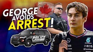 GEORGE RUSSELL avoids ARREST?