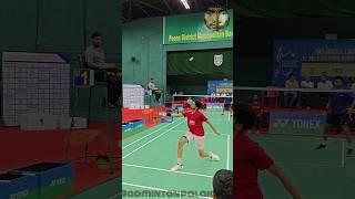 Flawless Backhands from Tushar#badminton #badmintonhighlights #badmintonnationalranking #shorts