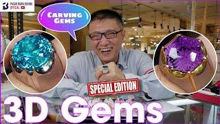 PERTAMA DI INDONESIA Specialist Gems Carving and Custom Cut  Bang Adi - 3D Gems 