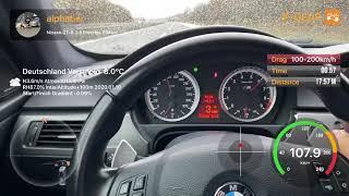 BMW M3 e92 Competition DKG 100-200kmh