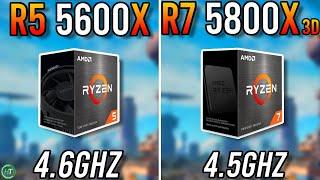 Ryzen 5 5600X vs Ryzen 7 5800X3D - Big Difference?