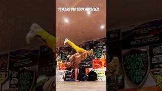 16years old amazing Russian bboy Miracle #shorts