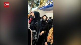 Taliban Larang Salon Dibuka Perempuan Afganistan Berunjuk Rasa