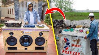 Recycle Chest Freezer from landfill into Giant Speaker System